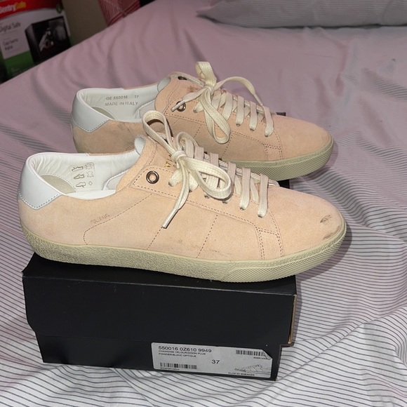 Saint Laurent suede low top sneakers - Picture 4 of 6